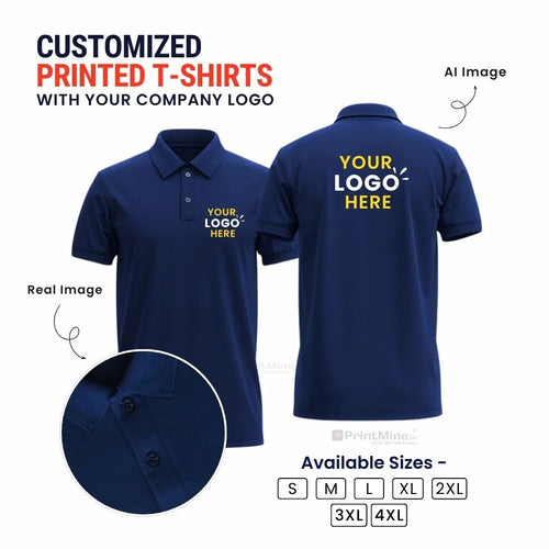 Customized Polo T-Shirt With Your Company Logo-Dockrell
