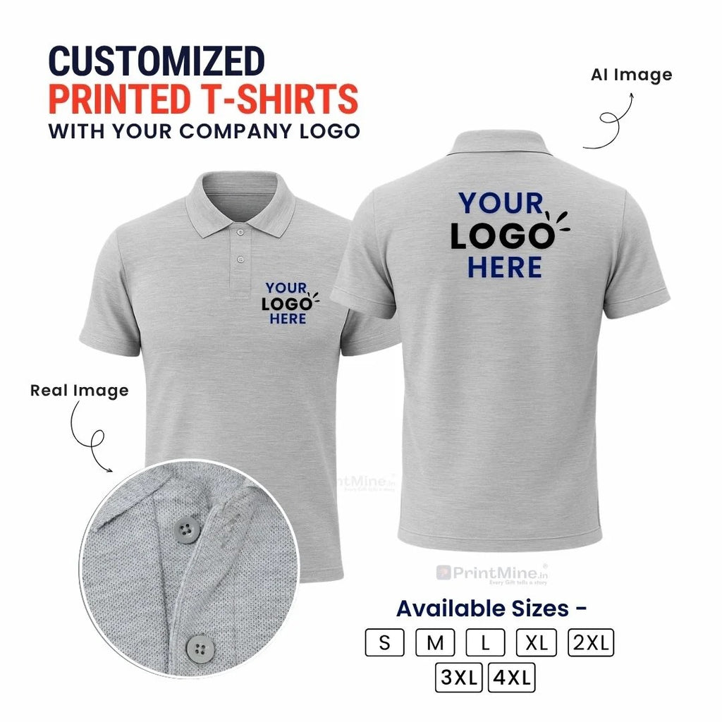 Customized Polo T-Shirt With Your Company Logo-Dockrell
