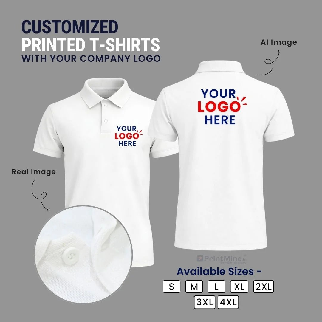 Customized Polo T-Shirt With Your Company Logo-Dockrell