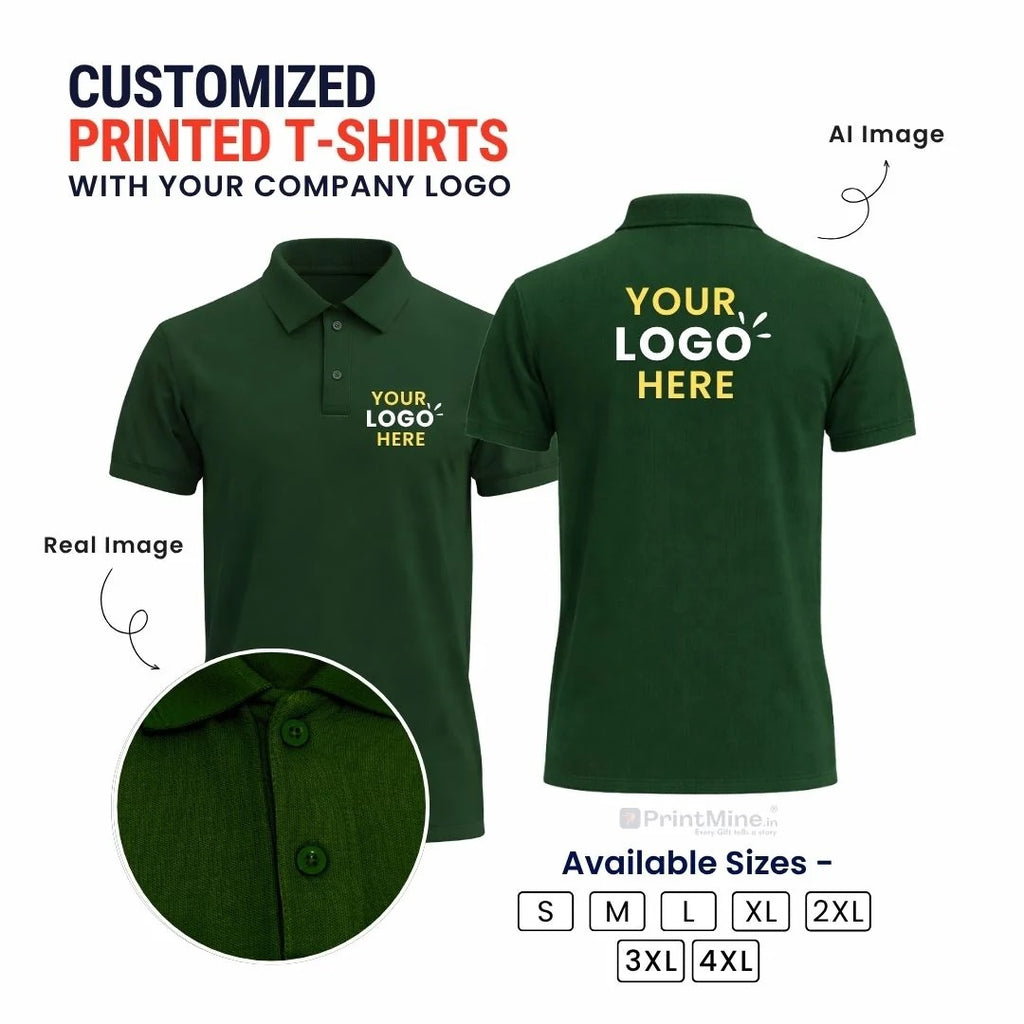 Customized Polo T-Shirt With Your Company Logo-Dockrell