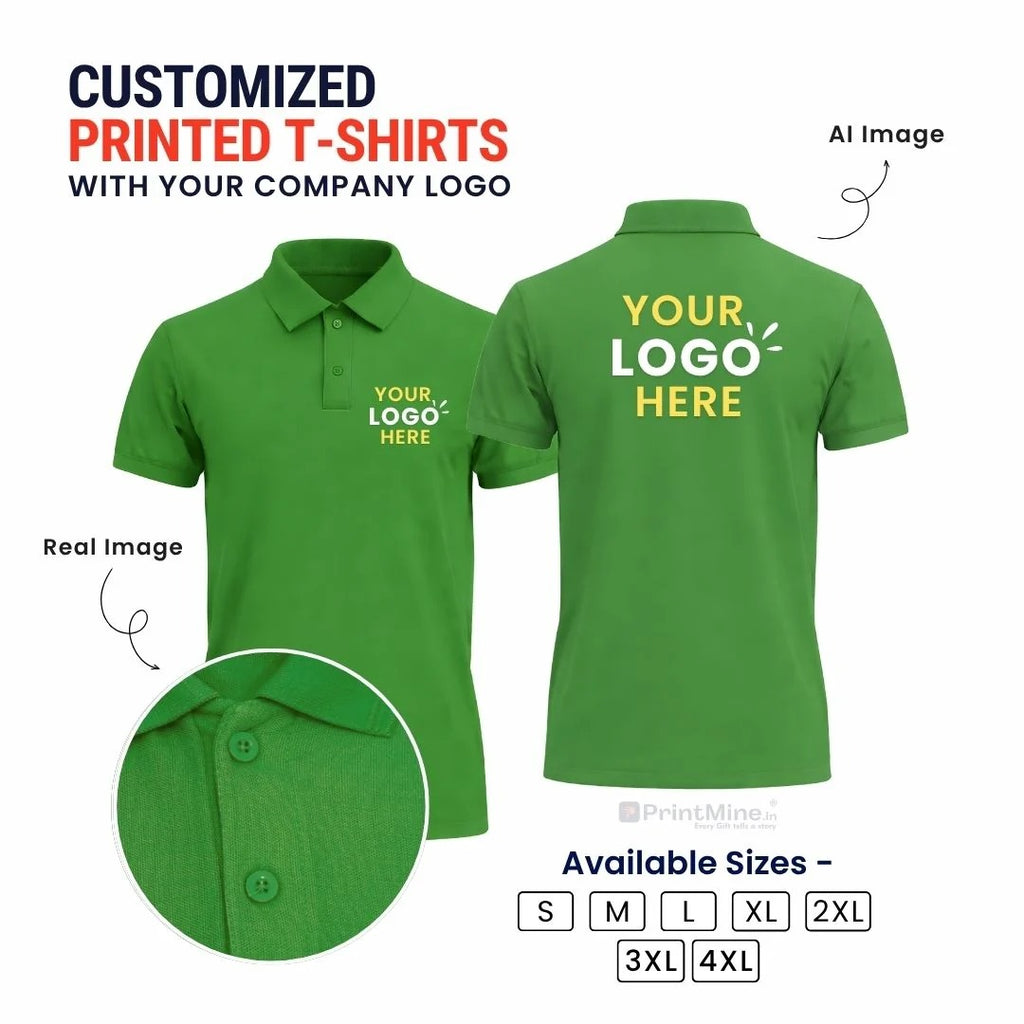 Customized Polo T-Shirt With Your Company Logo-Dockrell