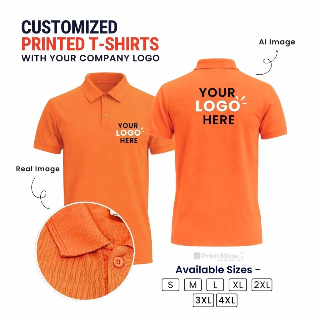Customized Polo T-Shirt With Your Company Logo-Dockrell